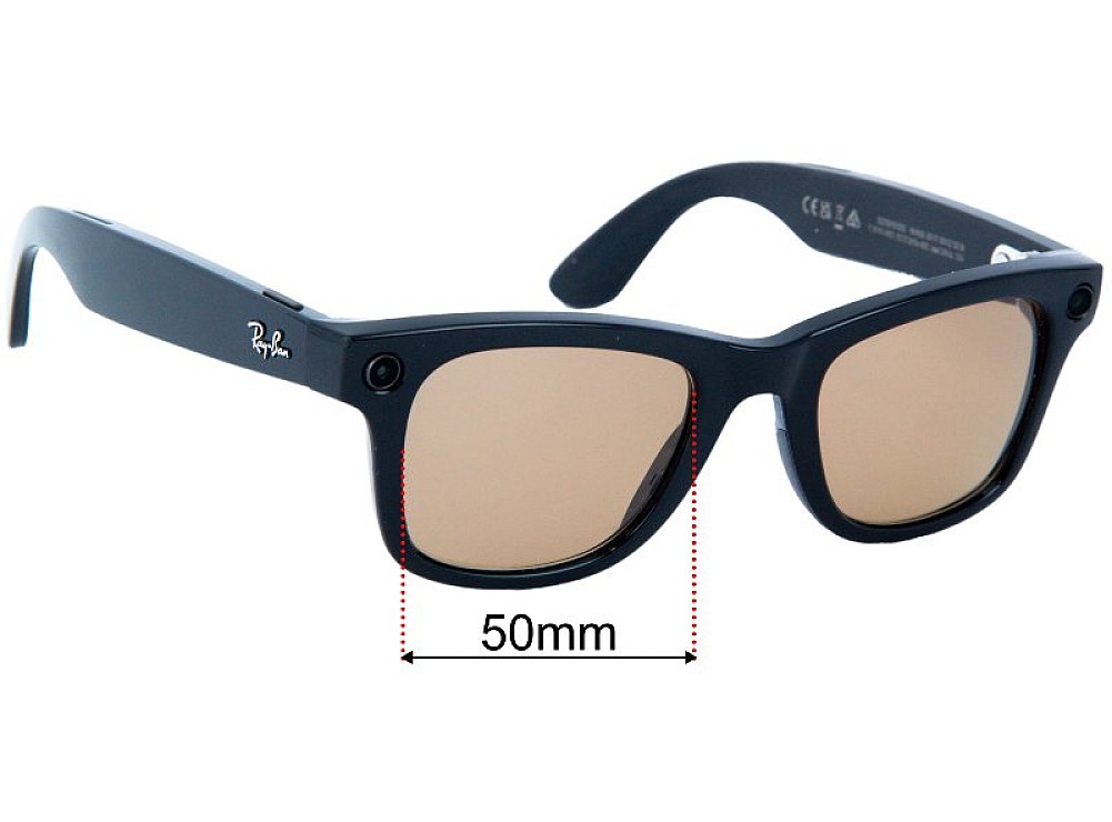 Ray-Ban RW4006 Meta Wayfarer (Gen 1) 50mm Replacement Lenses